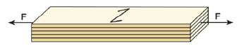 Display of the tensile strength in a specific direction in a structure.