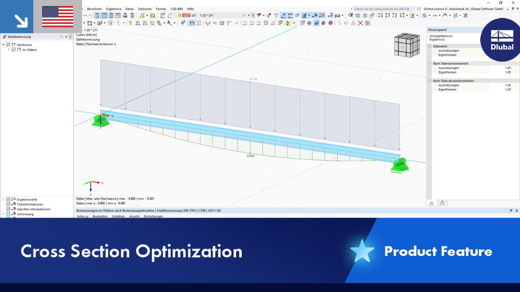 Product Feature | Parametric Cross-Section Optimization