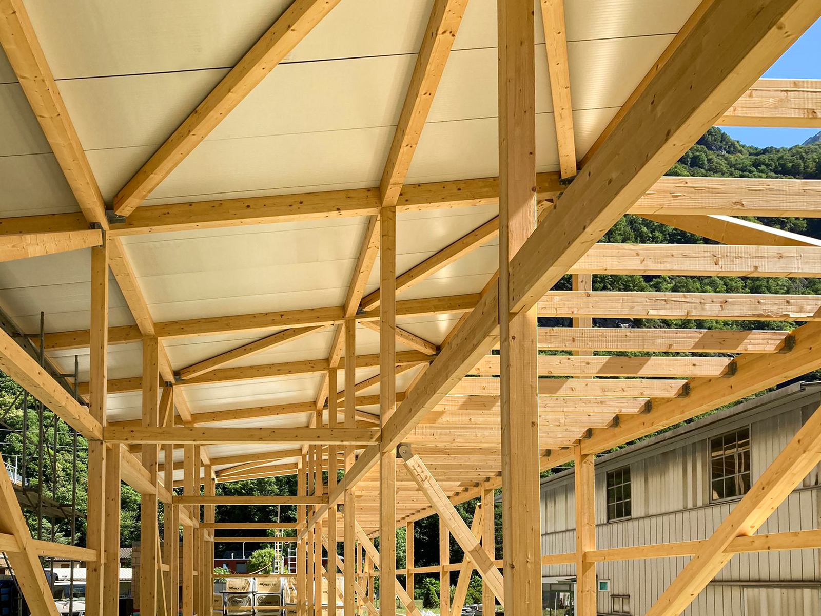 Siegrist Igor Carpenteria Warehouse in Maggia, Switzerland