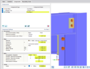 Component Settings for Fin Plate