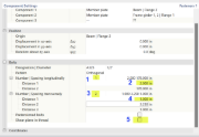 Defining Numbers and Distances of Bolts