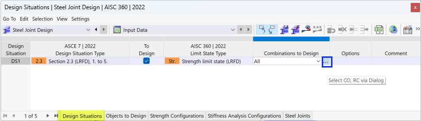 Modifying Combinations to Design