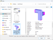Opening Steel Joint Model File