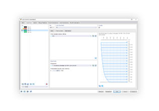 Load case table of RFEM model of Doubravka Lookout Tower.
