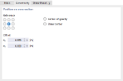 Dialog Box "New Nodal Support", Tab "Eccentricity"