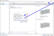 Dialog Box "New Member Rotational Restraint", Assigning Member Support