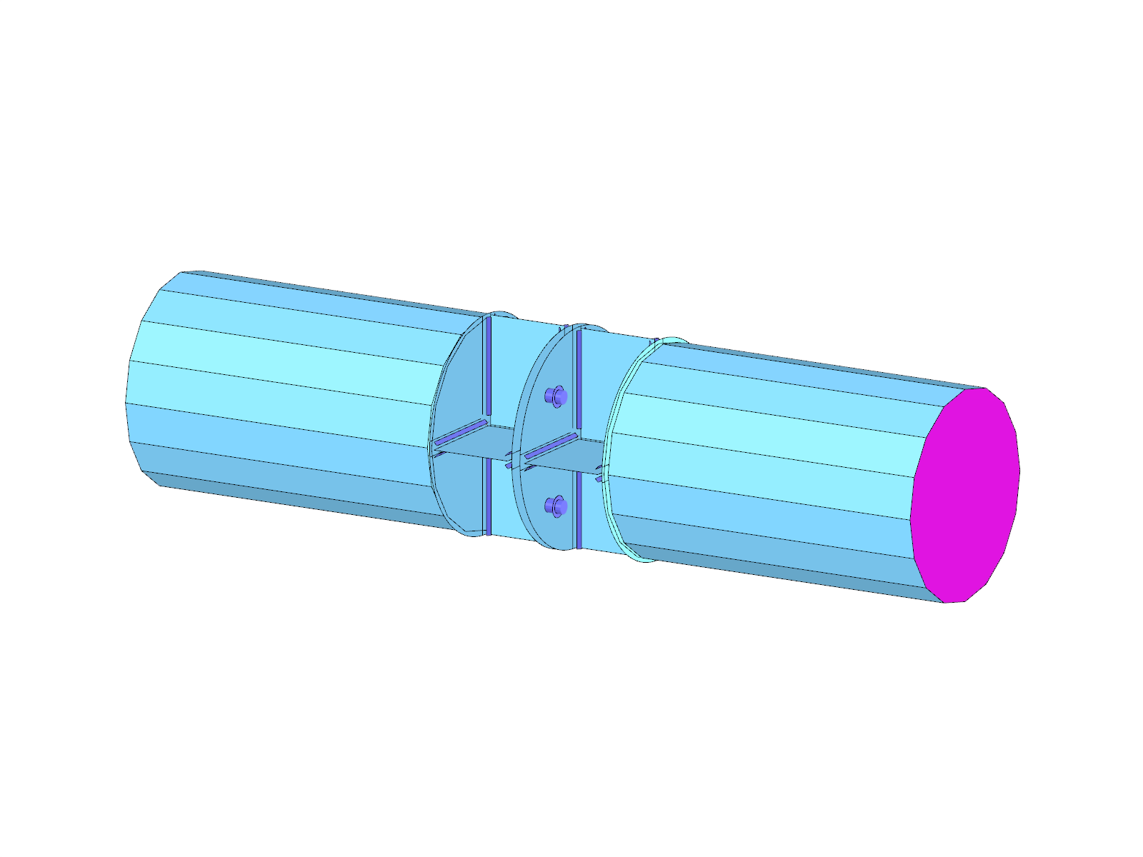 Model 004772 | End Plate Connection