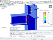 Results of Steel Joint Design in Tables and Graphic