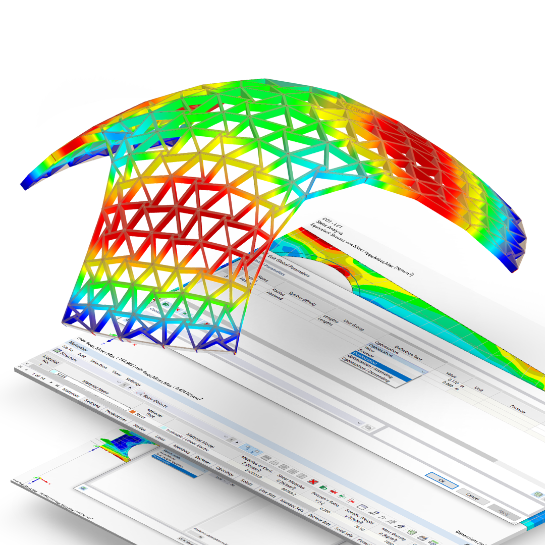 Optimization & Cost / CO₂ Emission Estimation for RFEM 6 | Add-On