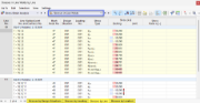 Result Tables "Stresses in Line Welds" for Stress-Strain Analysis