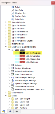 Opening Dialog Box to Create Load Case