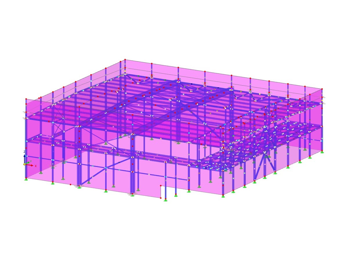 Model 004903 | Model of Industrial Workshop Extension