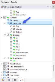Selecting Layer Side in Navigator