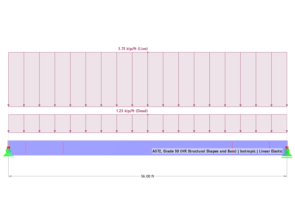KB 001883 | Plate Girder Design According to AISC 360-22 in RFEM 6