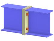 Model 005134 | Beam Splice via Full-Depth End Plate to Plate