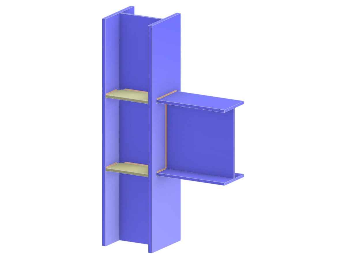 Model 005162 | Beam to Column Flange Welded Connection
