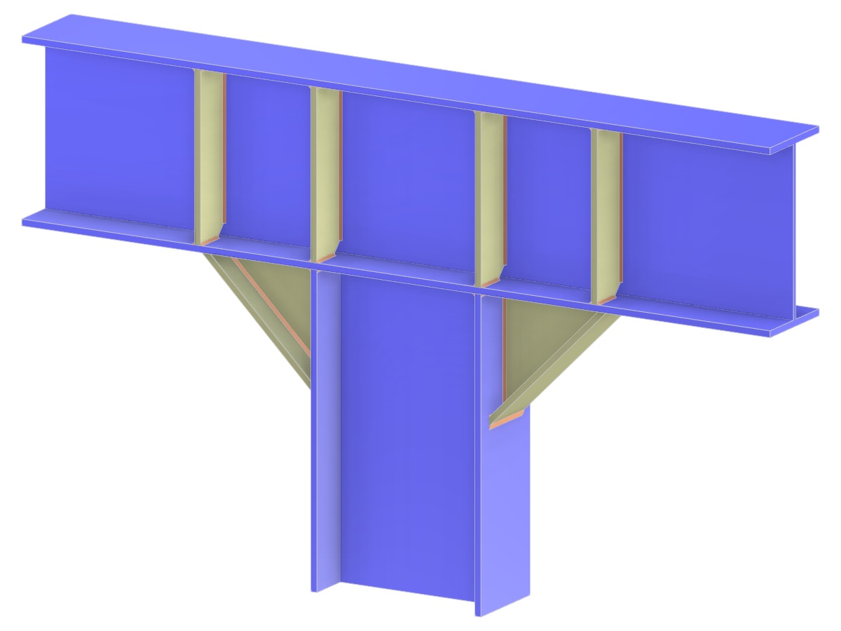 Model 005190 | Column to Beam Flange Connection with Haunch