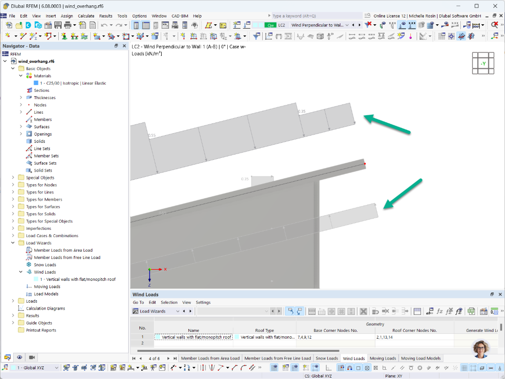 Feature 002902 | Wind Loads on Roof Overhangs