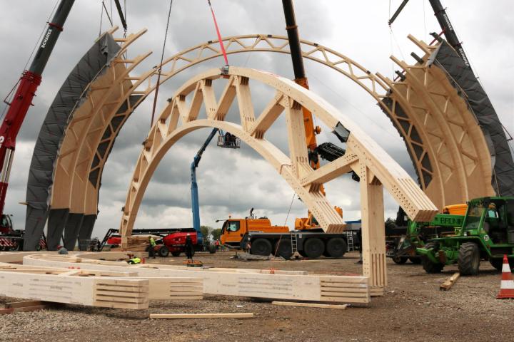 Airship Hangar, Mühlheim an der Ruhr – Hall Construction | © Marx Krontal Partner, MKP GmbH