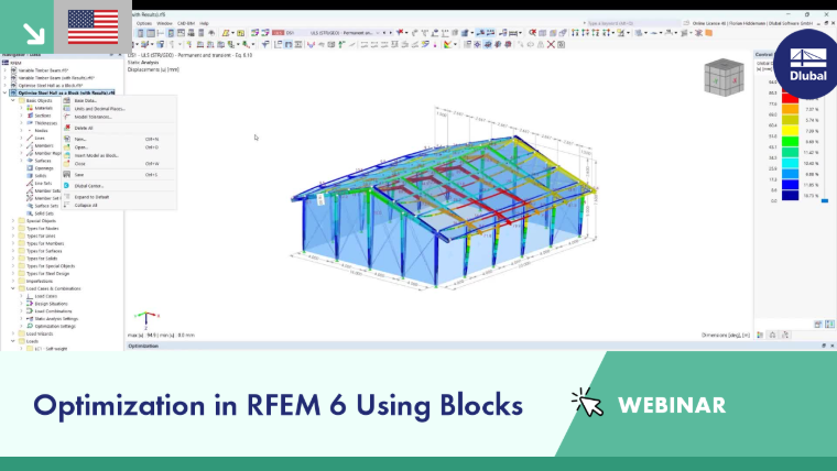 Webinar announcement for optimizing block‐based modeling in engineering software.