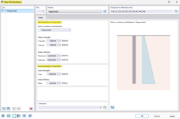 Input window for resistance parameters | Skin friction, peak pressure, basic resistance