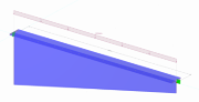 Transparent modeling of a cantilever as a beam with specified boundary conditions in a structural stability analysis