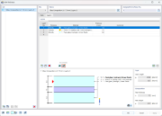 Visual representation of layer definition process for glass structures in RFEM 6.