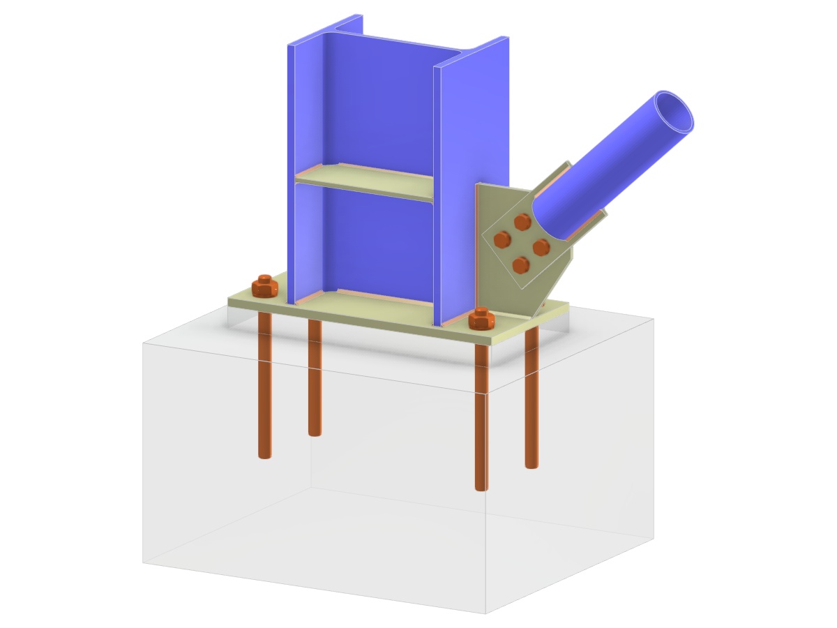 Model 005700 | Structural Steel Column Connection Design