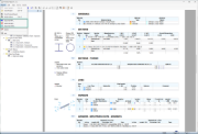 Illustration of the export options for a printout report in RTF, PDF, and HTML format.