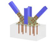 Model 005727 | Column Base with Two Diagonals of Vertical Bracing
