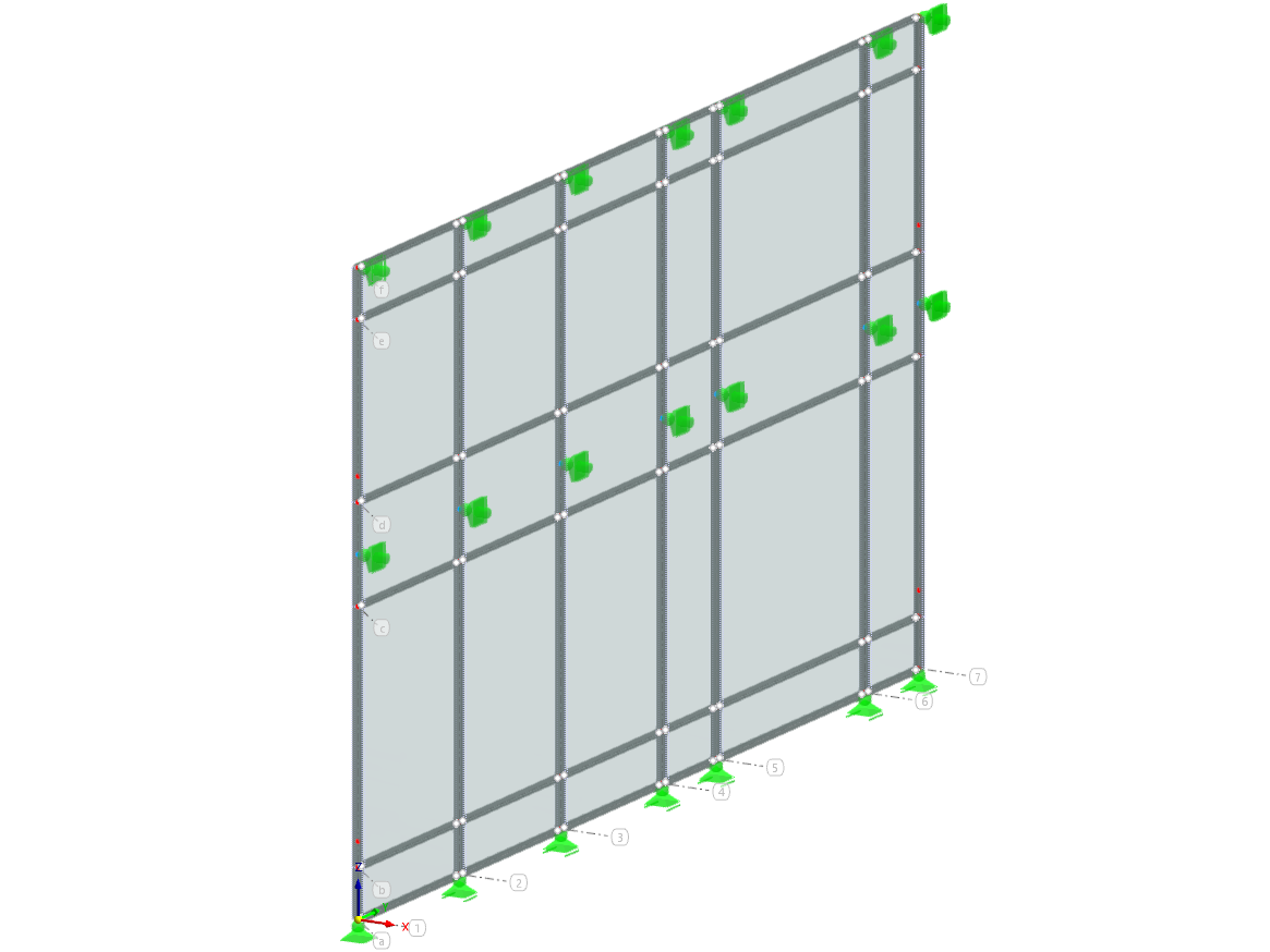 Model 005835 | Glass Facade Wall | ASTM E1300