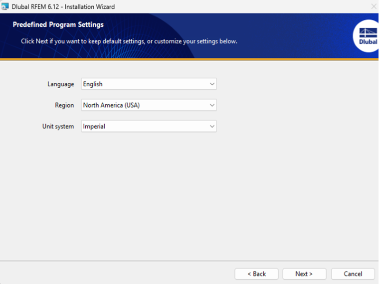 Customize Region and Unit System