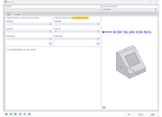 Display of the assignment of objects in a structural model for the independent meshing of piles.