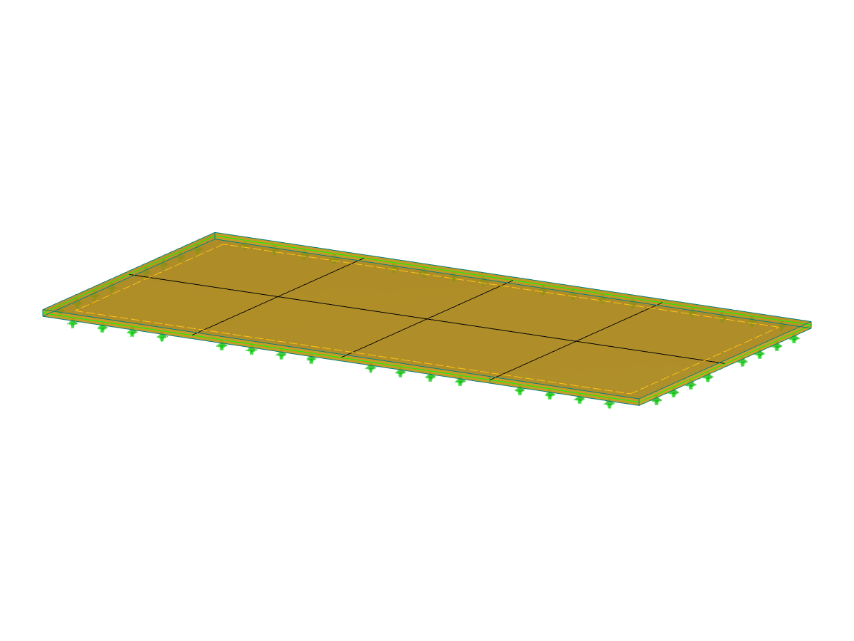 Influence Surfaces of Ribbed Slabs