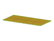 Influence Surfaces of Ribbed Slabs