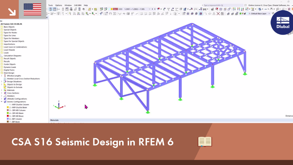 CSA S16 Seismic Design in RFEM 6