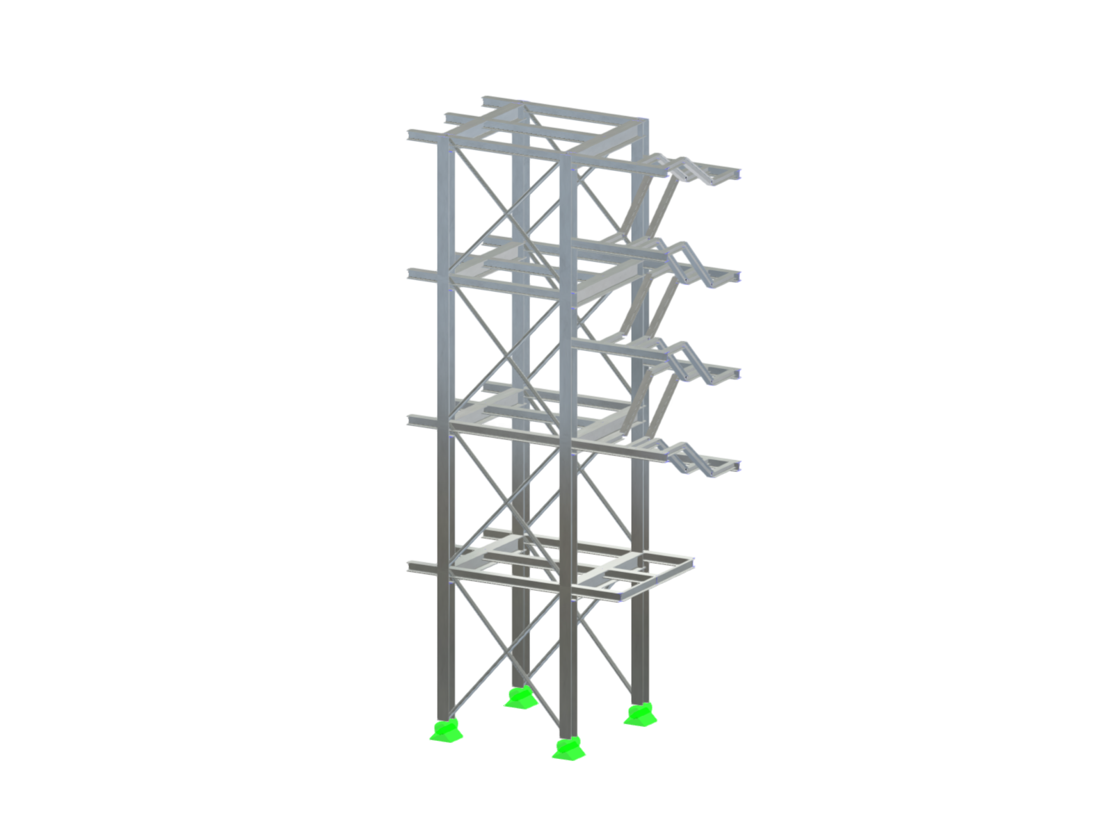The Rocchette Castle project showcases a contemporary tower integrated into the historic structure using RFEM 6 for modeling and analysis.