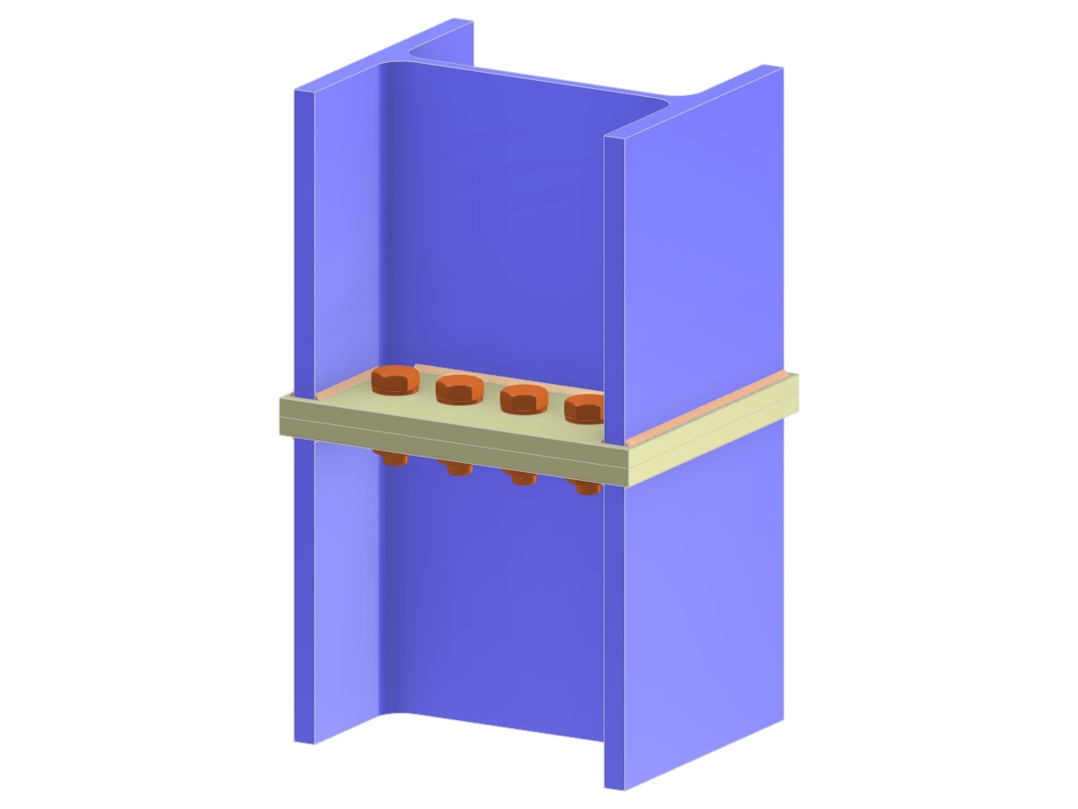 Model 006132 | Column Splice via Full-Depth End Plate