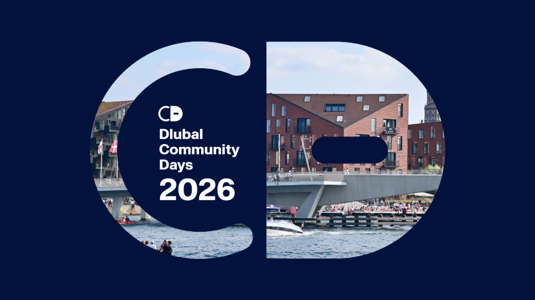 Banner for Dlubal Community Day in Copenhagen, showcasing the event details for 2026, emphasizing networking and learning opportunities.
