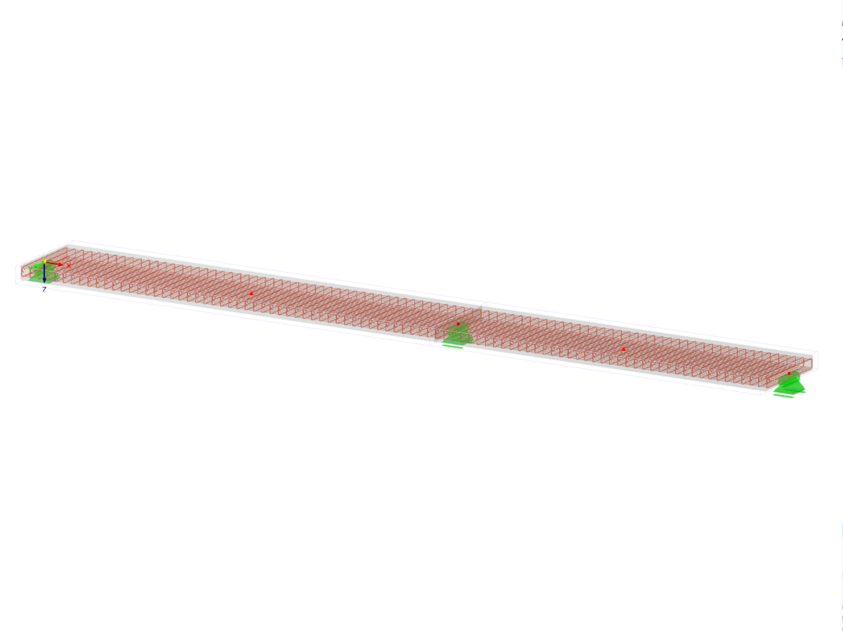 Model 006194 | KB 1999 | Nonlinear deformation analysis of reinforced concrete beam