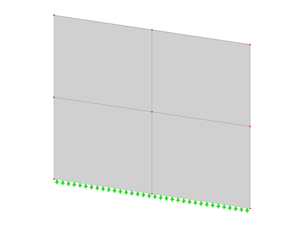 A model of building wall stacks showing variations in the number of stories and bays for structural design.