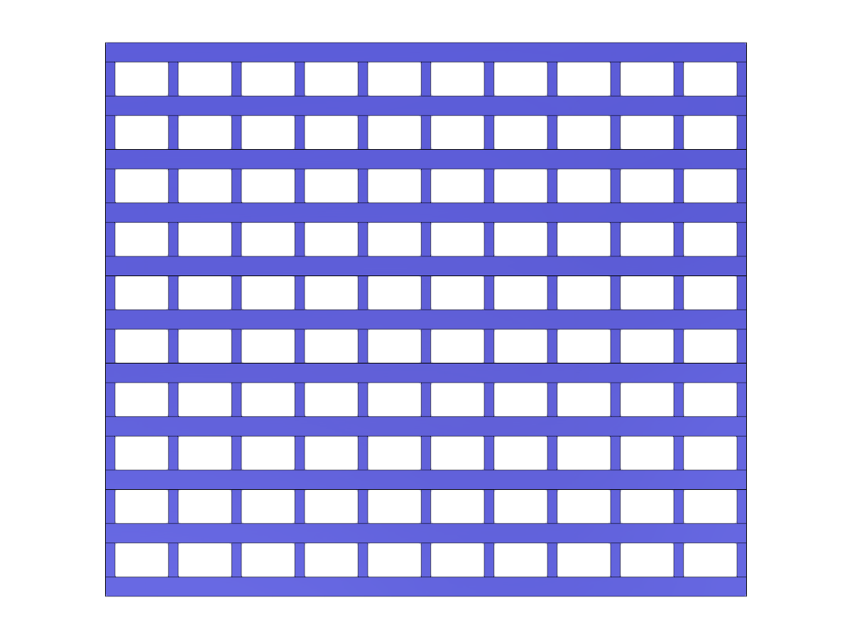 This image shows a detailed analysis of a windbreak fabric panel structure subjected to wind load assessments and stability checks.