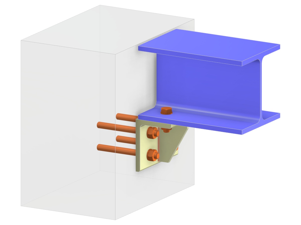Model 006244 | Beam Anchoring | Hot-Rolled Angle Bracket