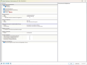 Dialog box of global settings for concrete design according to EN 1992, with the option for seismic design activated and parameters for structural analysis.