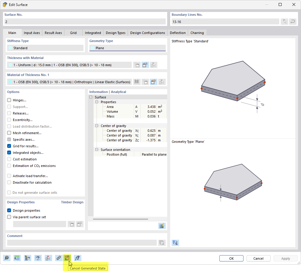 Convert generated surfaces into standard surfaces