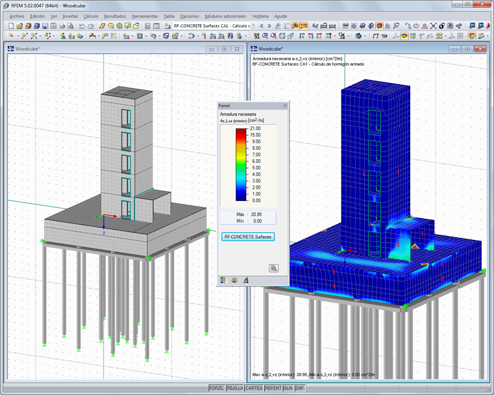 Woodcube - Edificio de cinco pisos en Hamburgo, Alemania | Diseñado con RFEM por Isenmann Ingenieure, Alemania | www.isenmann-ingenieure.de