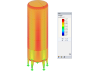 Silo en RFEM