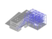 Modelo de RFEM de la sala de calderas | (c) www.ag-i.si