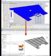 Übergabe von Bewehrungsobjekten von RFEM an Revit