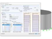 Datos para generar y simular de casos de carga de viento en RFEM/RSTAB